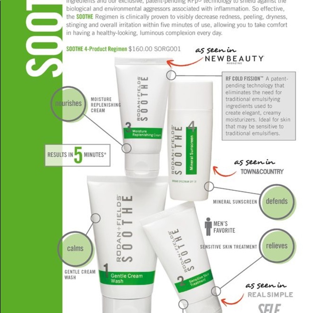Rodan and Fields Soothe Regimen